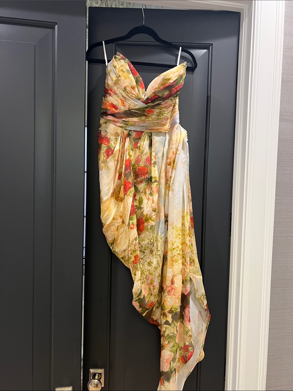 Zimmermann Luminosity Strapless Midi Dress - Picture 6 of 9